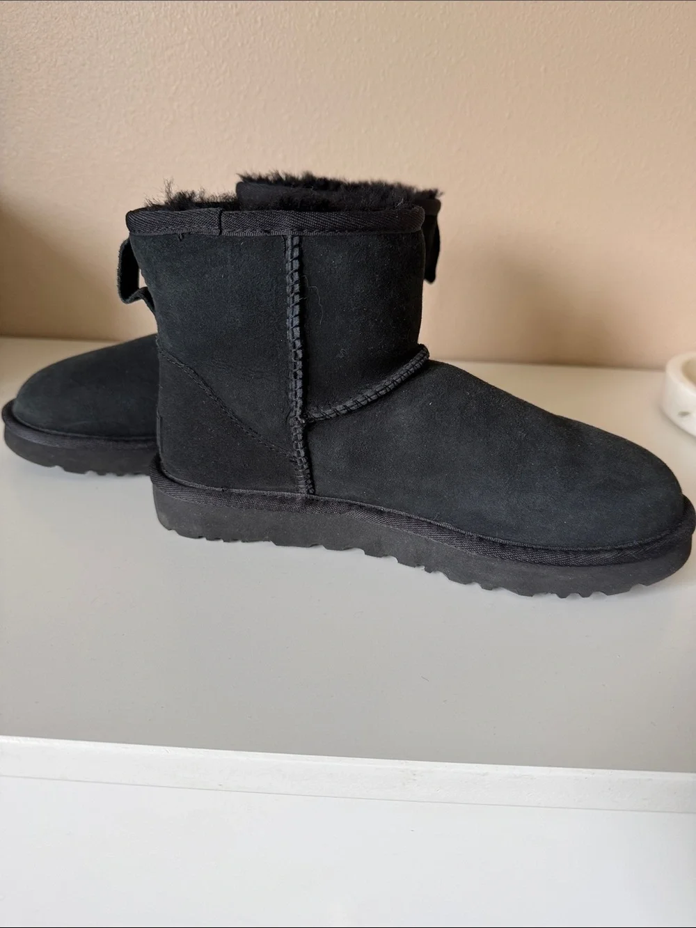 UGG Black Mini Boots 6